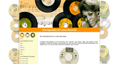 Desktop Screenshot of lomarecords.com